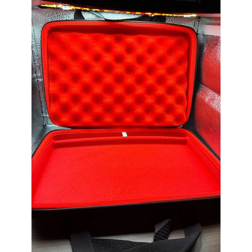 Hermitshell Hard Case‎ for Professional MPK Mini MK3 MIDI Keyboard (Black+Red)